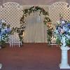 Wedding Backdrop rentals, Wrought Iron with uprade lattice Backing