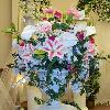 Silk Wedding Flowers, Large Silk Floral Planters, Customizable.